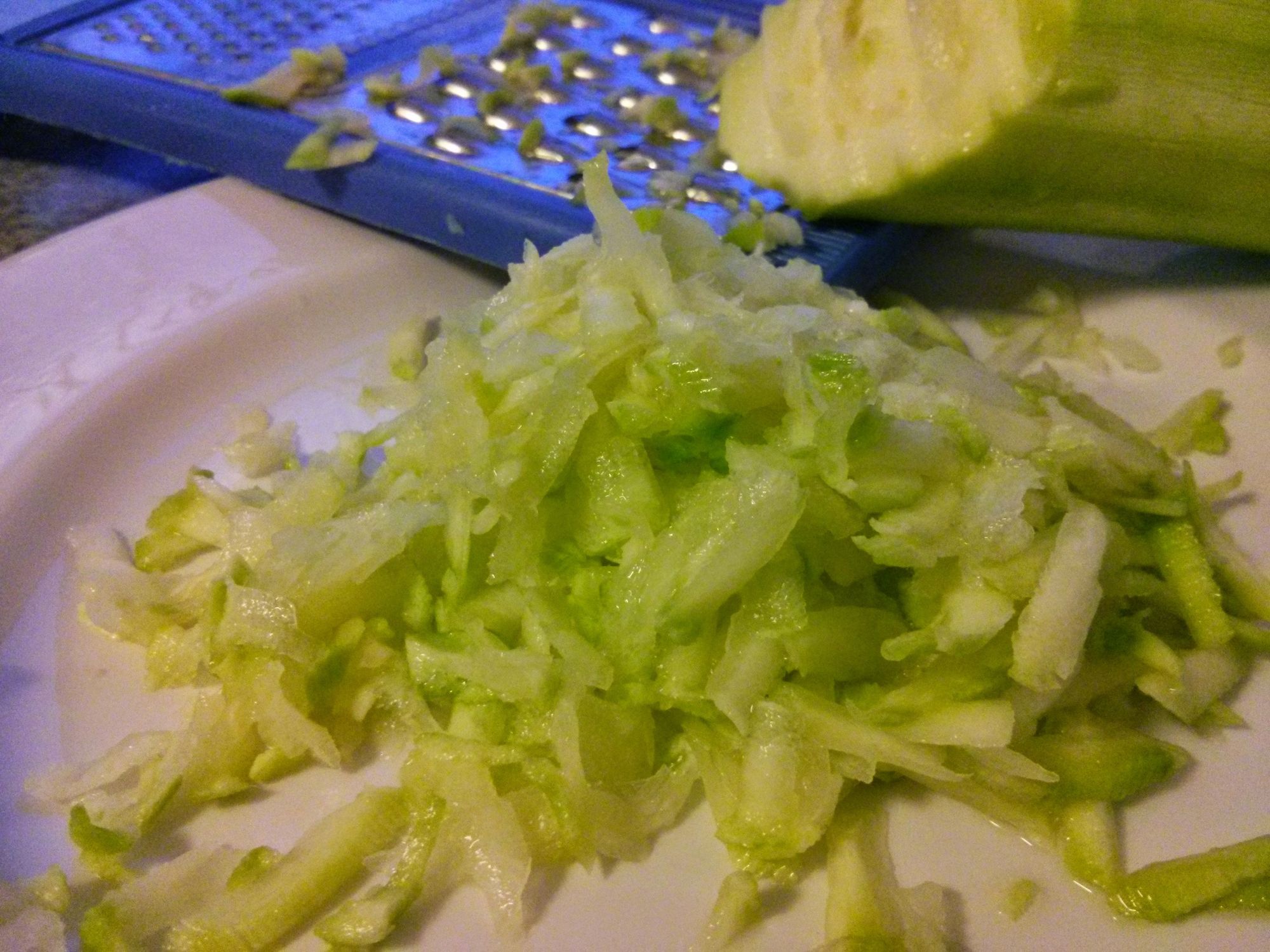 grated zucchini