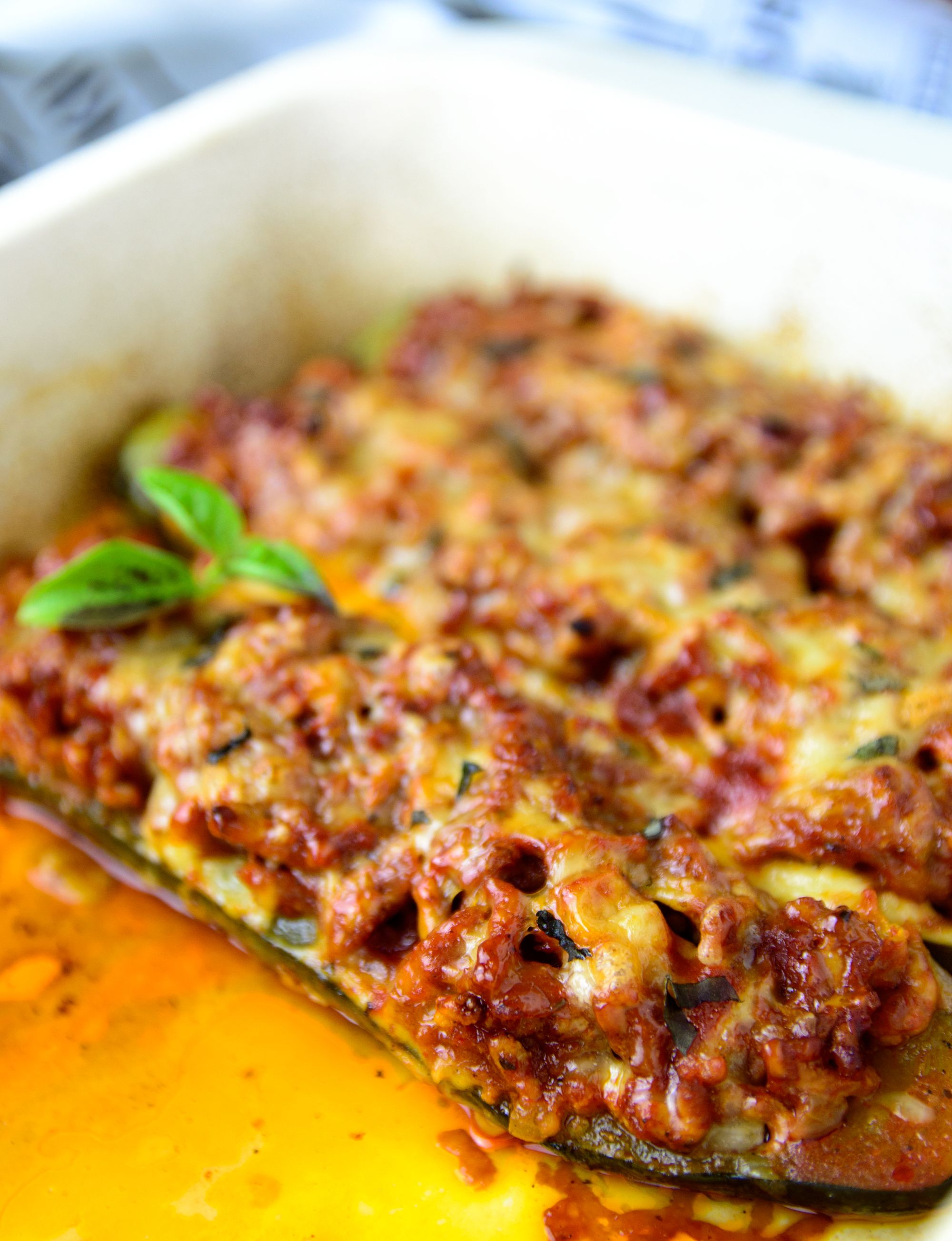 Italian Stuffed Zucchini Boats