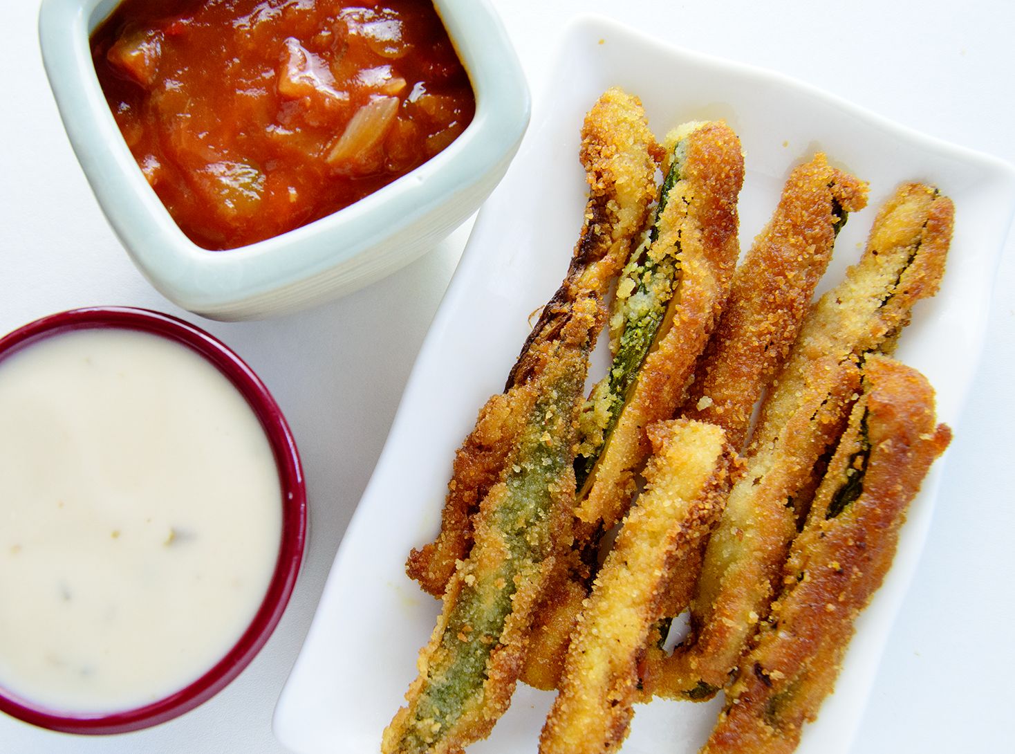 Zucchini fried sticks with dip | My zucchini recipes