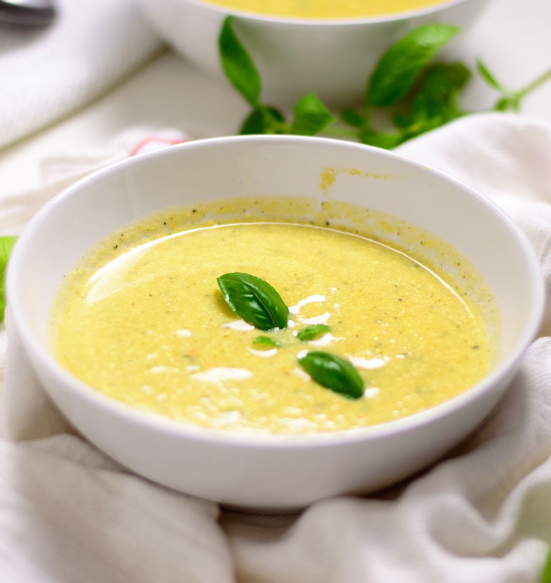 Zucchini and carrot soup