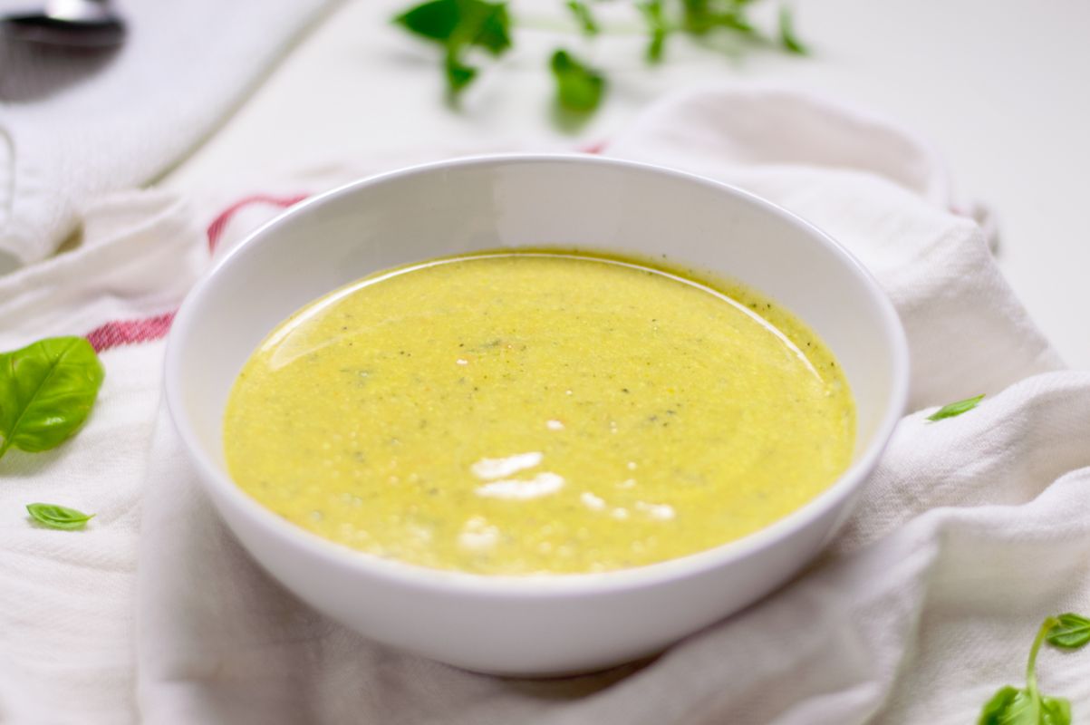 Zucchini and carrot soup