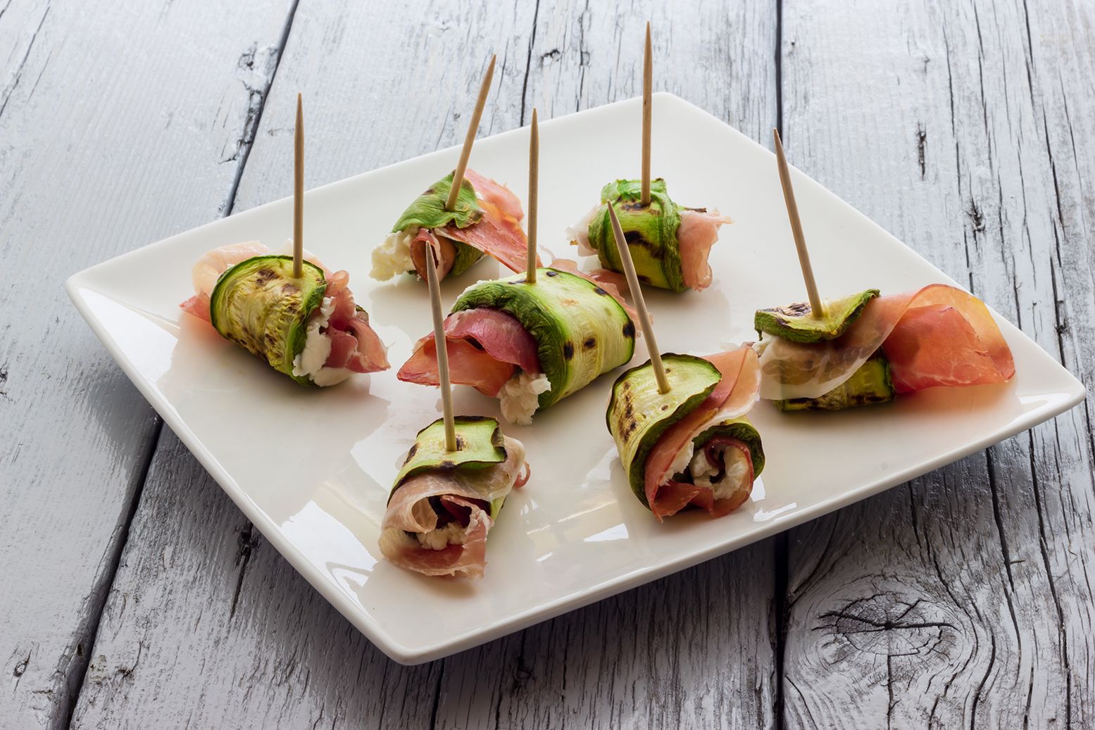 Zucchini amuse-bouche