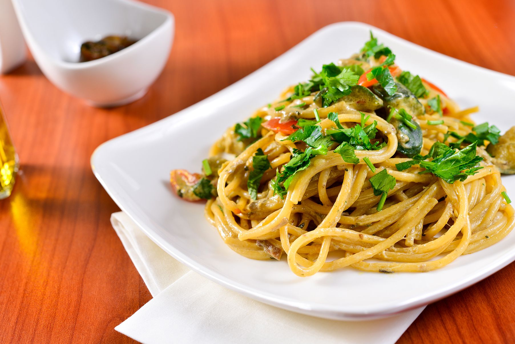 Zucchini Pasta with Garlic