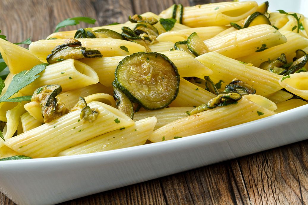 Ricotta and zucchini pasta