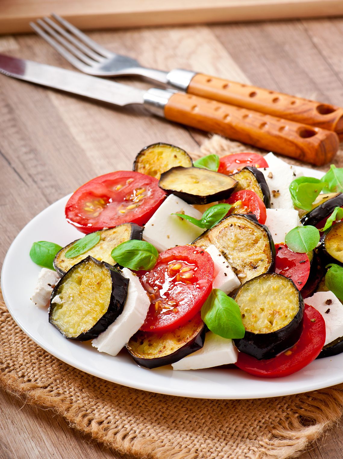 Zucchini salad with feta